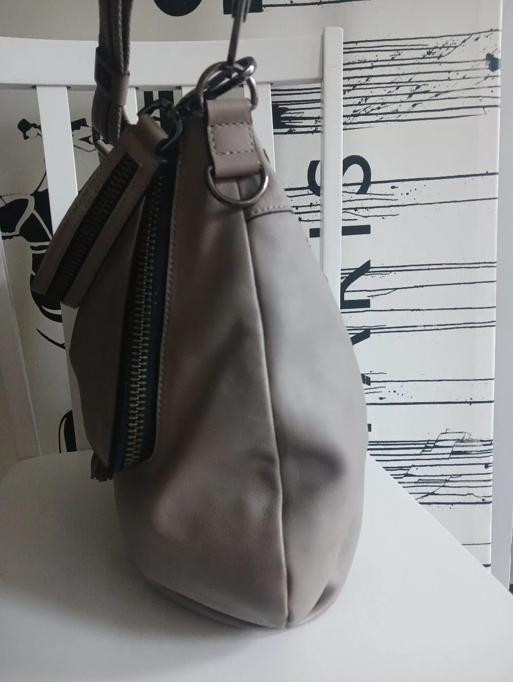 Anya Hindmarch Bits & Bobs Maxi Zip Hobo Shoulder/ Crossbody Bag